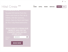 Tablet Screenshot of hotelcrimee.com